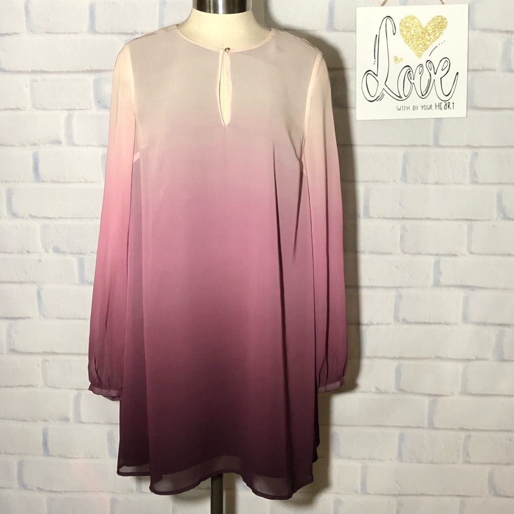 SOLD!!!!Guess dress Marciano gradient long sleeve